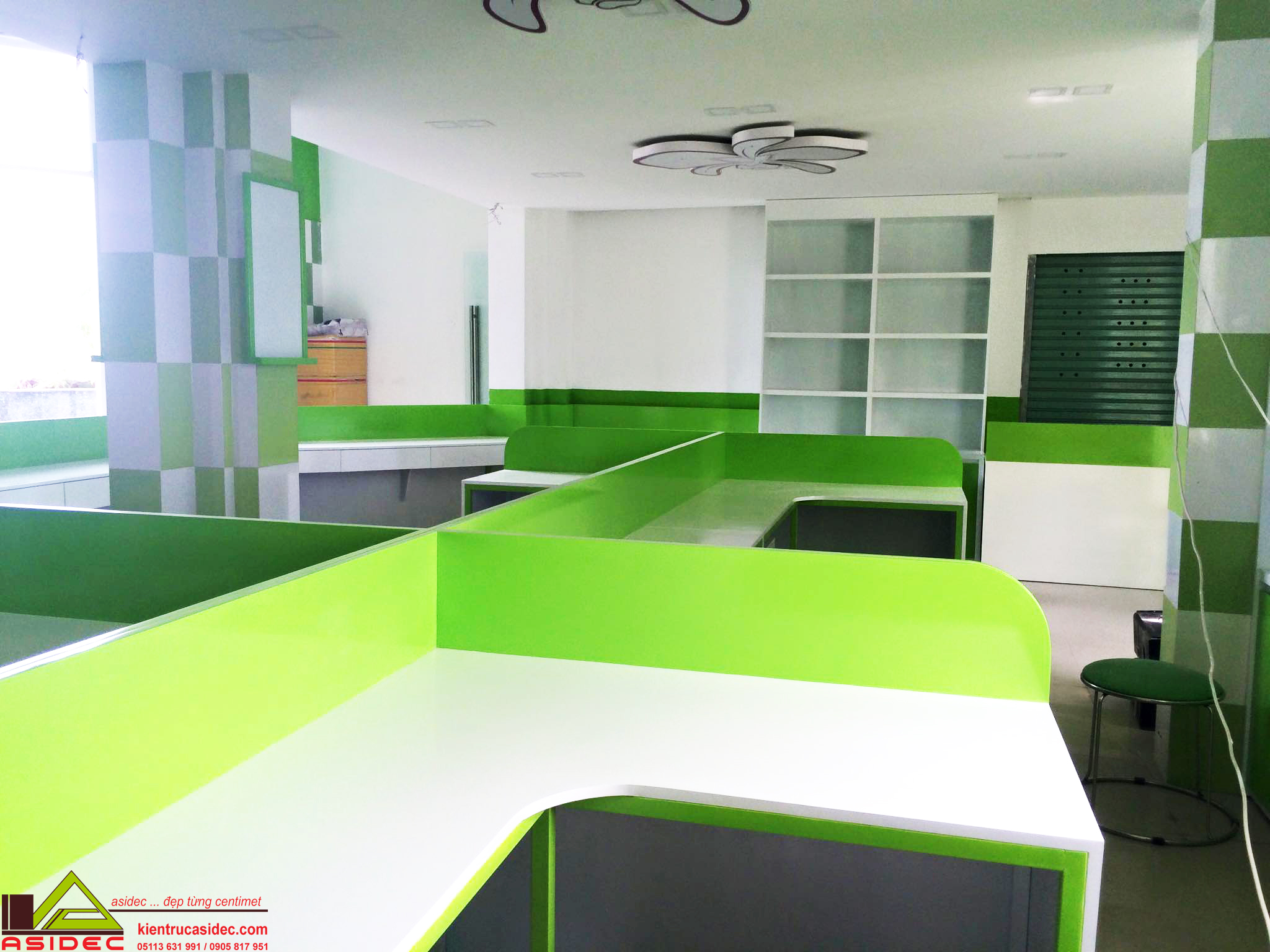 NỘI THẤT VĂN PHÒNG ẨM THỰC TRẦN GIAI ĐOẠN 1